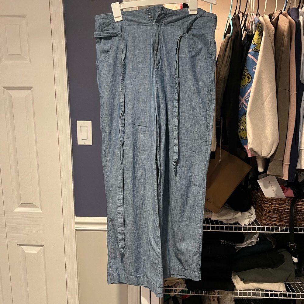 Gap women’s high waisted wide leg pant
